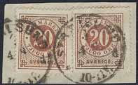 Somewhat mixed quality. (4). 300:- 1157 54 FRANCE French circle cancellation PARIS ETRANGER 15.MARS.