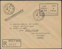 éé 800:- 2101 24-25 Local Fredersdorf, 1945 10 and 12 pf (2). Both signed STURM.