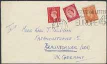 Certificate by Lothar Herbst. EUR 2000 * 4.000:- 2158K 53, 142 France - Dünkirchen Franked with 15 c in pair together with 75 c FDC 1.7.40.