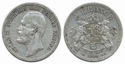 01 400:- 2838 SMF 65 2 kronor 1907. 15,00 g.