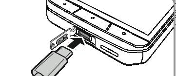 Var försiktig och se till att inte trycka in USB-kabeln med överdriven kraft. Om du försöker ansluta kontakten åt fel håll kan det orsaka skador som inte täcks av garantin. 3.