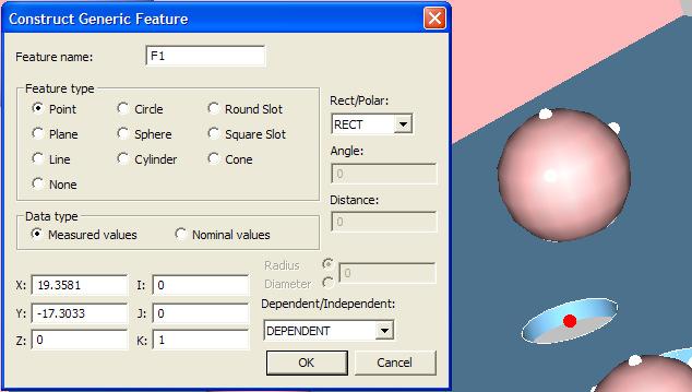 Konstruera allmänt element med data från CAD-modell Vissa typer av allmänna element (generic features) kan definieras med hjälp av information från CAD-modellen.