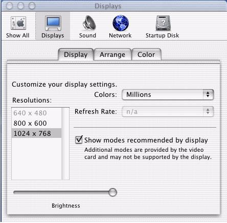 A A A A För Macintosh: Bilden är otydlig eller avklippt A A Ställ in upplösningen för datorns bildskärm på samma som för projektorn (menyn Apple >