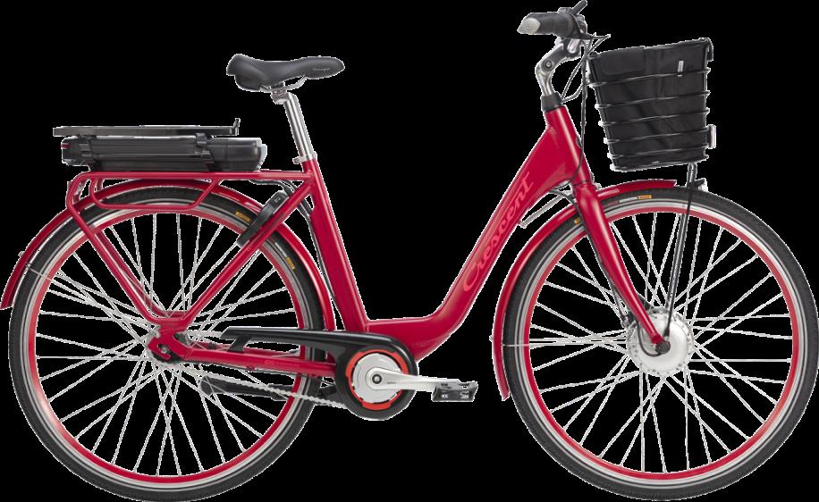 handbroms Cykelkorg, stöd, godkänt lås och belysning ingår. Vikt: 25,2 kg Beskrivning Crescent Elin är en klassisk dammodel med lågt insteg och både fot- och handbroms.