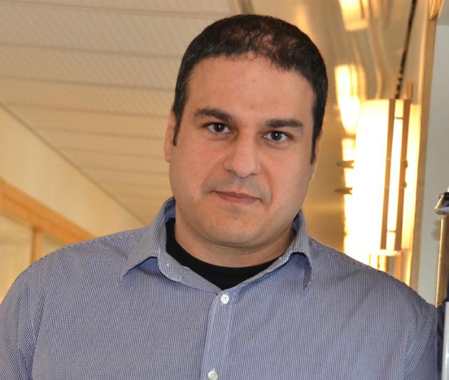 Om två eller tre år kommer det att vara möjligt att använda den här tekniken för luftburen inspektion av vindkraftverk, säger George Nikolakopoulos, professor i robotik och automation, Luleå tekniska