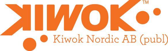 Bolagsordning 1 Firma. Bolagets firma är Kiwok Nordic AB (publ). Bolaget är publikt. 2 Styrelsens säte. Styrelsen skall ha sitt säte i Stockholms kommun. 3 Verksamhet.