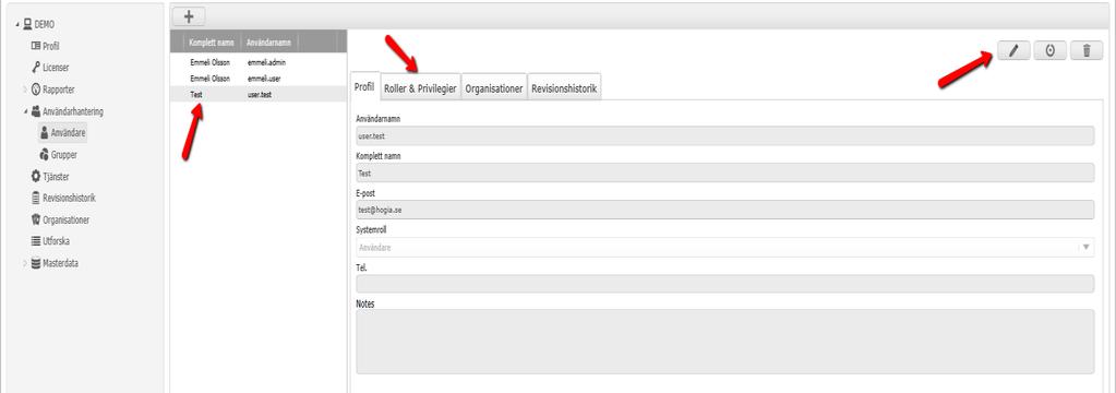 Ska användare endast tolka fakturor ska de vara Användare ska de kunna administrera i Readsoft Online ska de vara Admin.