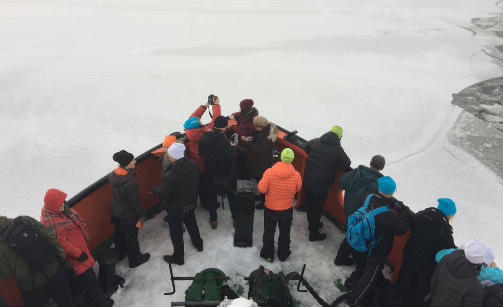 marknadsutveckling / produktutveckling Ny reseanledning: Polar Explorer Isbrytaren Polar Explorer som kör turer i Bottenvikens skärgård från Kalix blev vinterns nyhet!