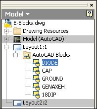 rotera det. I Inventor fungerar AutoCAD-blocken ungefär som Sketched Symbols.