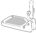 rör = 24cm Dju & VS kort rör 39 1429164 Långt rör = 36cm 44 1429166 49 1429168 Dju & VS långt rör 39 1429176 44 1429178 49 1429180 FOTSTÖD FÖR BENSTÖD 80GR & VS VÄNSTER Dju & VS kort rör 39 1429163