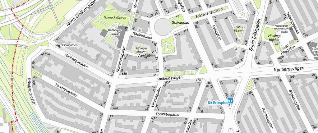 för fastigheten del av Skålen 24 i stadsdelen Vasastaden, Dp 2012-19764 Stadsbyggnadskontoret