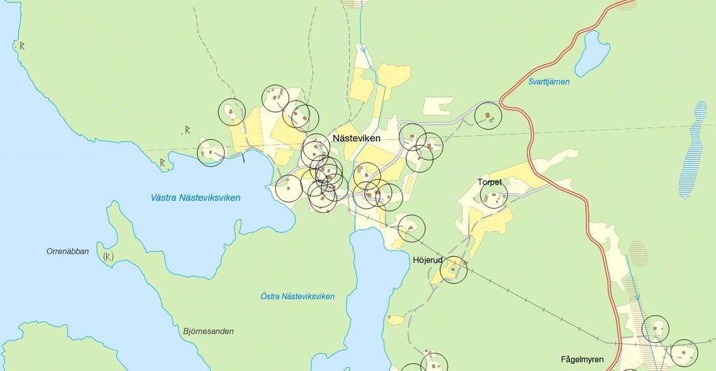 reservvattentäkt för kommunen, vilket bör tas med i bedömning av