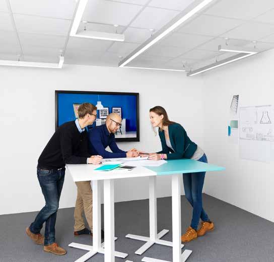 Fagerhult Belysning i Habo. För cheferna vid bolagen inom den svenska verksamheten introducerades under året det nya ledarskapsprogrammet Chefsettan.