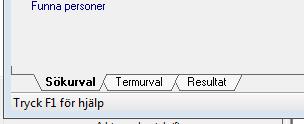 Termurval Välj vad som ska visas i sökresultatet.