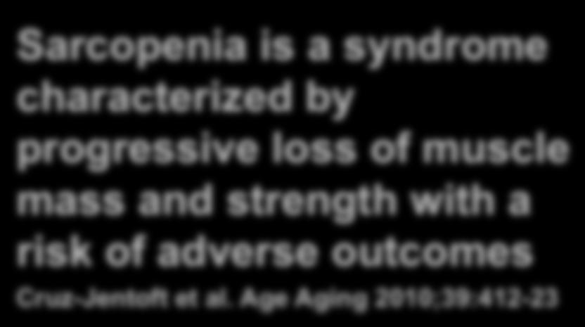 muscle mass and strength with a risk of adverse outcomes