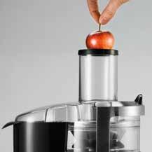 MATLAGNING Juicepressare Juice Extractor Prestige Råsaftcentrifug som enkelt pressar frukt och grönsaker till slät juice Kraftfull motor på 800 W Stort matarrör 2 hastigheter för mjuka respektive