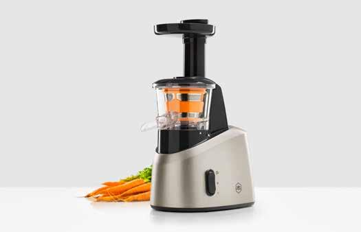 pris: 1 199:- Effekt: 800 W Slow Juicer Infiny Juice En ny generation juicepress som ger släta och näringsrika juicer, fyllda med vitaminer och smak Den effektiva press teknologin utvinner maximalt