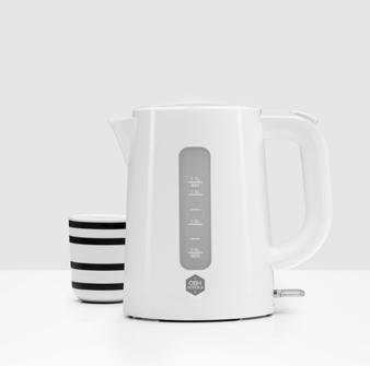 MATLAGNING Vattenkokare Vattenkokare MATLAGNING Kettle Daybreak Black Kettle Daybreak White Kettle 360 Vision Kettle Centric Inox Kettle Dome Black Kettle Retro Dome Creme Sladdlös vattenkokare