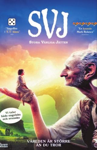 Ålder: från 3 år Eftermiddagsfilm: Stora vänliga jätten Sophie, en tioårig flicka från London, träffar den Stora vänliga jätten och får följa med till Jättelandet.