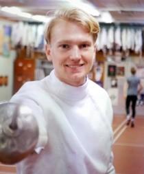 fäktning Meriter: JSM-guld Tränare: Ivan Makkai Studier: KTH, teknisk fysik 31.