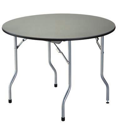 Alla bord har en grå skiva, som är lätt att hålla ren.