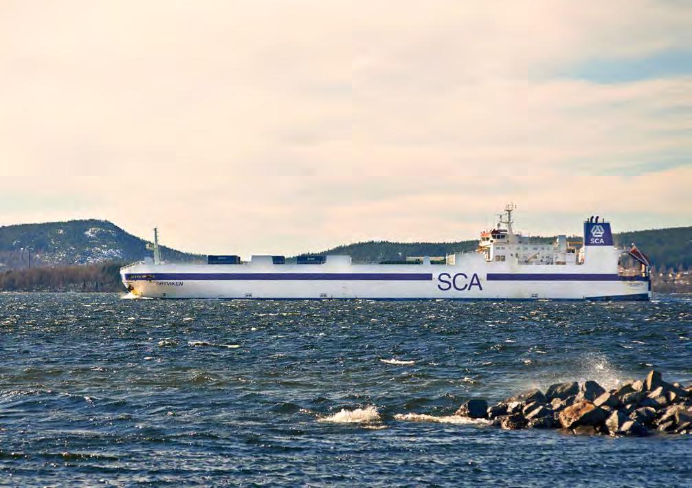 Introduktion Verksamheten Förvaltningsberättelse Finansiella rapporter Hållbarhetsnoter Övrigt Skogsindustrin är en logistikintensiv näring och cirka 20 procent av SCAs kostnader utgörs av
