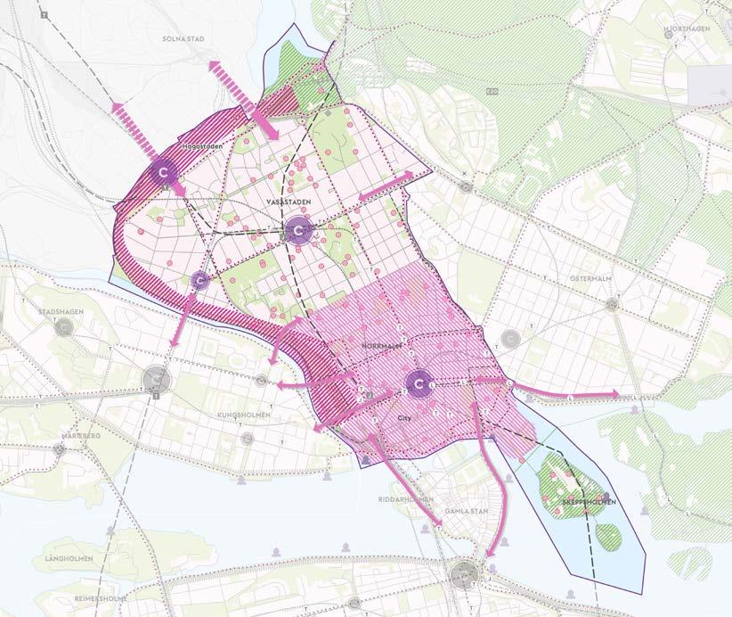 ska ske med trygga och attraktiva offentliga miljöer som mål. City Stockholms city är en angelägenhet för hela Sverige.