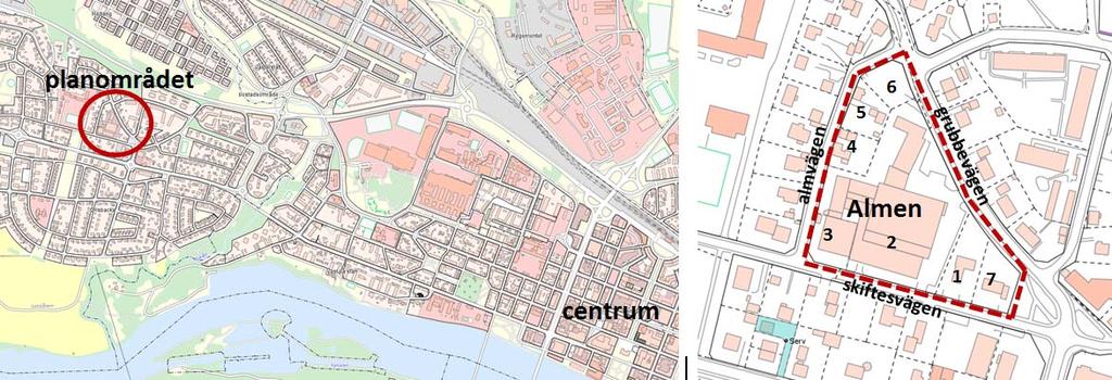 Sida 1 av 10 Planbeskrivning Granskning Diarienummer: BN 2017/00072 Datum: 2017 11 20 Handläggare: Peter Jönsson för fastigheten Almen 2 m. fl.
