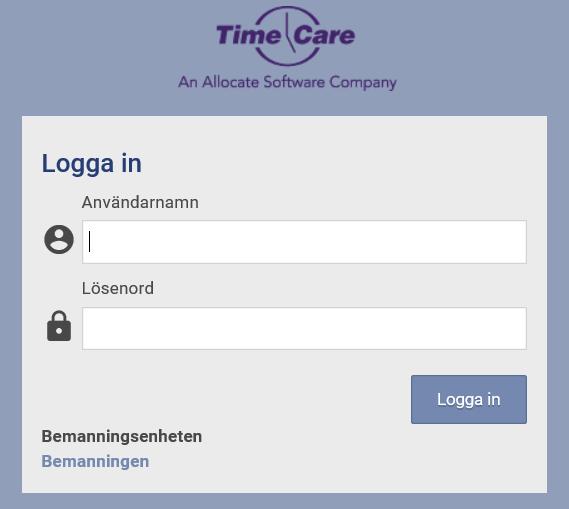1 Inloggning 1.1 ÖPPNA TIME CARE POOLS WEBBSIDA Oftast är det genom företags egen hemsida som man kan öppna Time Care Pool.