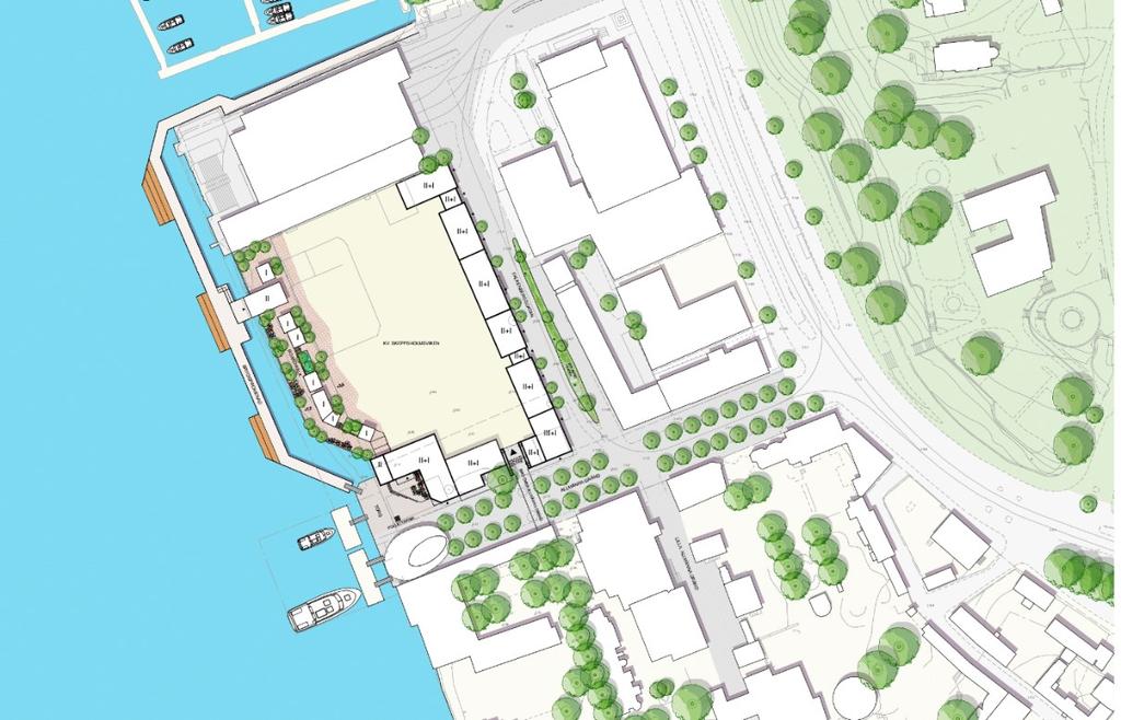 Sida 19 (38) Planförslag Planförslaget avser att möjliggöra en utbyggnad av Gröna Lunds nöjesfält på nuvarande parkering.