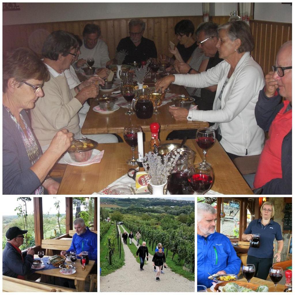 Många av oss intog vår lunch uppe på vinberget Resans sista provning i Freja baren genomfördes i god stämning med utlottning av några flaskor Tokajer