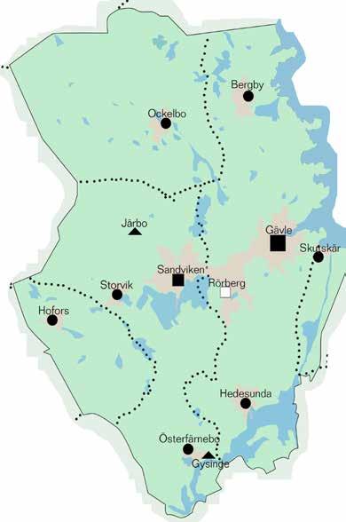 Gästrike Räddningstjänst bedriver räddningstjänst i fem kommuner: Gävle, Sandviken,