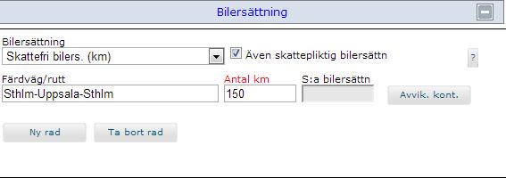 Personalavdelningen 2016-11-09 Sida 12 av 25 Klicka på beräkna för att se resultatet. Eventuella kvitton ska lämnas till granskaren.