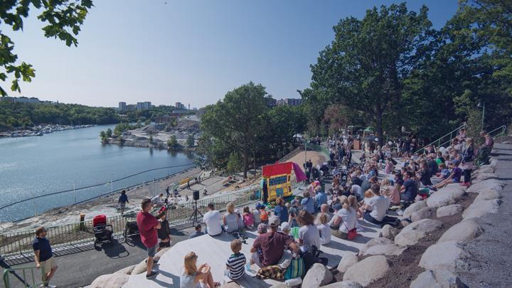 Nacka bygger stad Var femte