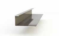 aluminium utvändig fönsterbrädprofil för vågrät