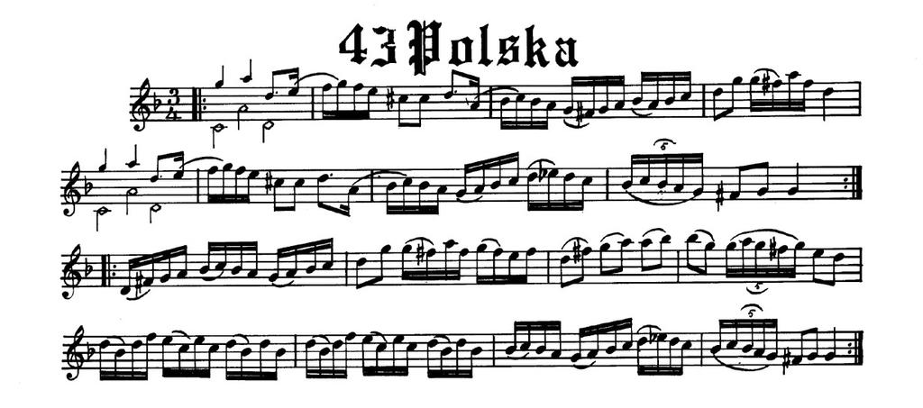 Numrets låt Svanpolska av Pelle Fors Eric Hammarström har valt Numrets låt och berättar: Mitt förslag till numrets låt är inte helt okänd. Det var en av de låtar jag spelade upp för Zornjuryn i Hemse.