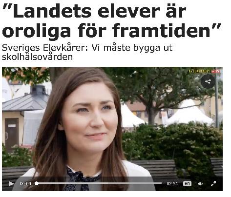 Media Det tredje kvartalet har varit fullspäckat mediamässigt. Efter en lyckad kampanj i Almedalen figurerade Sveriges Elevkårer på ett flertal ställen i TV, radio och tidningar.