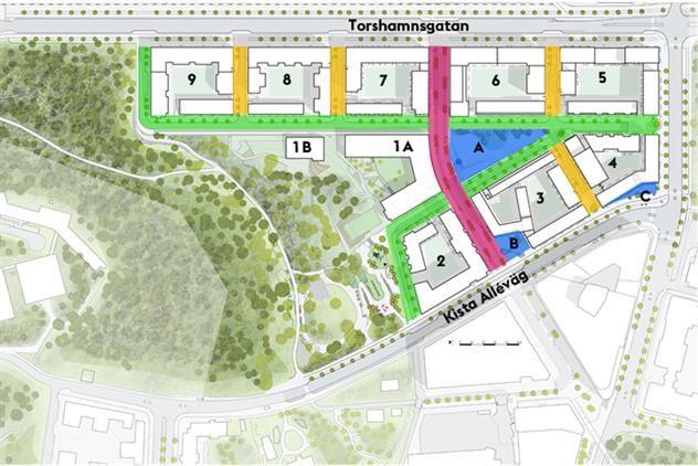 Sida 4 (5) Skolan är tänkt att tillsammans med torget bilda en konisk form.