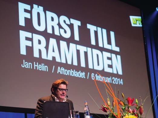 TV Jan Helin, Aftonbladet, förklarade att Aftonbladet TV är Nyhets TV, och sade att alla kvällstidningar egentligen vill vara TV.