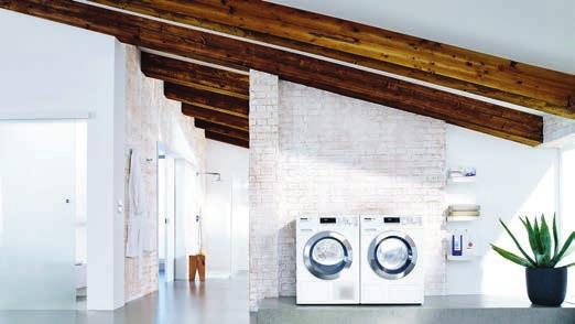 VITT Revolutionerande rent Mieles nya tvättmaskiner W1 och torktumlare T1 anges sätta en ny standard vad gäller rengöringseffekt, skonsamhet för tvätten och användarkomfort.