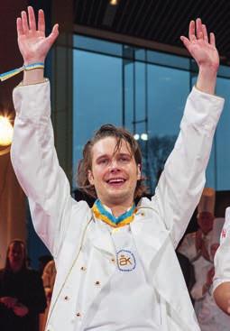 VITT ÅRETS KOCK 2014 FILIP FASTÉN Electrolux gratulerar Filip Fastén, 24, från Restaurant Frantzén vinnare av Årets kock 2014.
