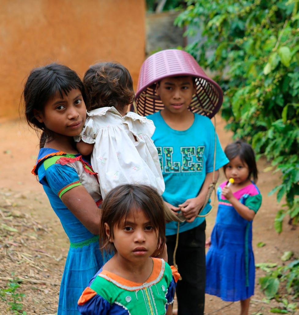 Barn i byn Las Flores, Guatemala. FOTO: SCOTT LAKEY Världens Barn INSAMLADE MEDEL VÄRLDENS BARN 2017: 88,3 milj kr För alla barns rätt till hälsa, skola och trygghet.