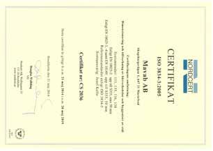 Mavab är certifierat