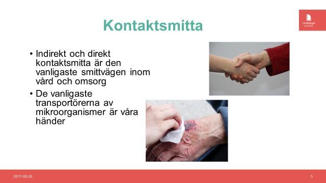 Det mest effektiva sättet att förhindra smittspridning, är att du som utför vård- och omsorgsmoment följer de basala hygienrutinerna och klädreglerna.