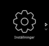 2. Bläddra genom inställningsmenyn genom att dra uppåt eller nedåt eller genom att trycka på de övre eller nedre knapparna. 3.