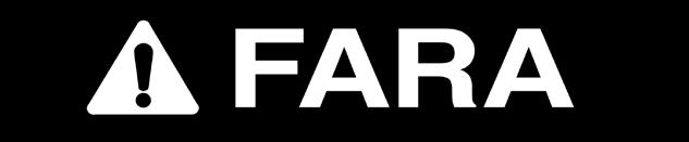 FARA och VARNING indikerar risker som relaterar till personskador. FÖRSIKTIGHET indikerar risker som relaterar till skador på utrustning eller egendom.