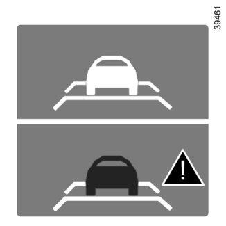 ANPASSNINGSBAR FARTHÅLLARE (5/7) B C I vissa situationer (då man närmar sig en bil som kör mycket långsammare, vid snabbt filbyte etc.) kan det hända att systemet inte hinner reagera.
