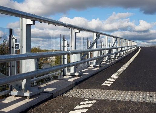 Räckena är luftiga samt estetiskt tilltalande och används därför där det ställs krav på smakfull trafikmiljö och god genomsikt, till exempel vid trafikplatser, vattenskyddsområden, broar över