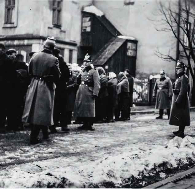 Gettot utanför Będzin. Hit tvingades Sigmund och hans familj flytta 1942.