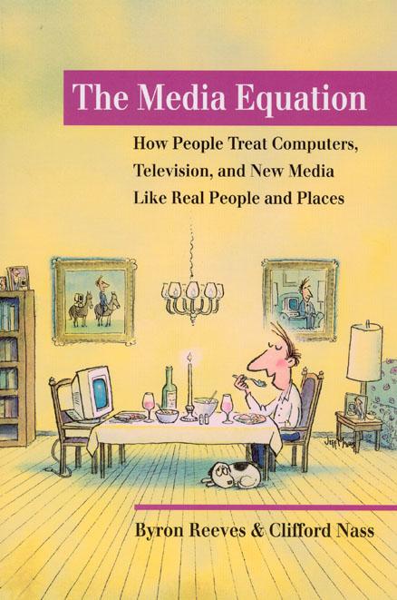 The Media Equation (Reeves & Nass, 1996) Att be om ursäkt är en typisk social oskriven regel för
